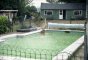 Swimming pool at nauturist/nudist Surrey Downs Sun Club, Edgeley Park, Farley Green, Albury in 1995